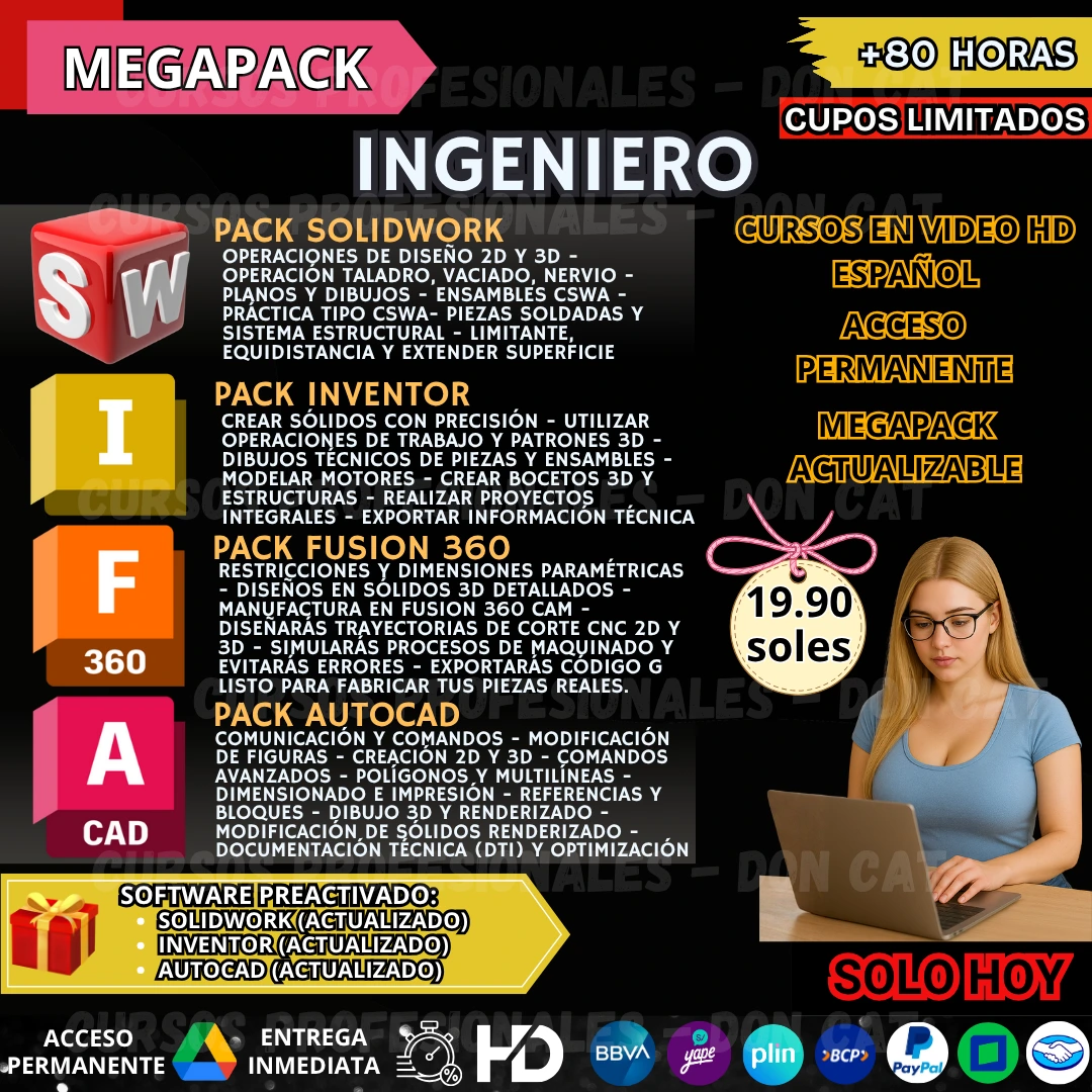 MEGAPACK INGENIERO 4X1
